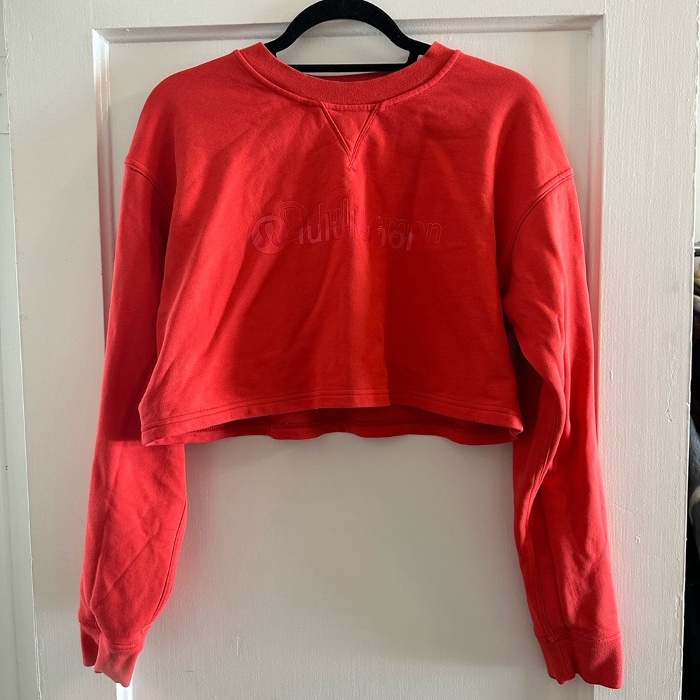 Lululemon Cropped Sweatshirt size 10